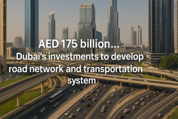 AED 175 Billion… Dubai’s Investments to Develop the Road Network and Transportation System